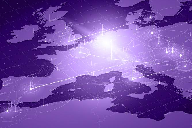 European map with centres of excellence