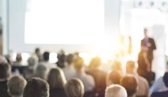 Blurred out conference